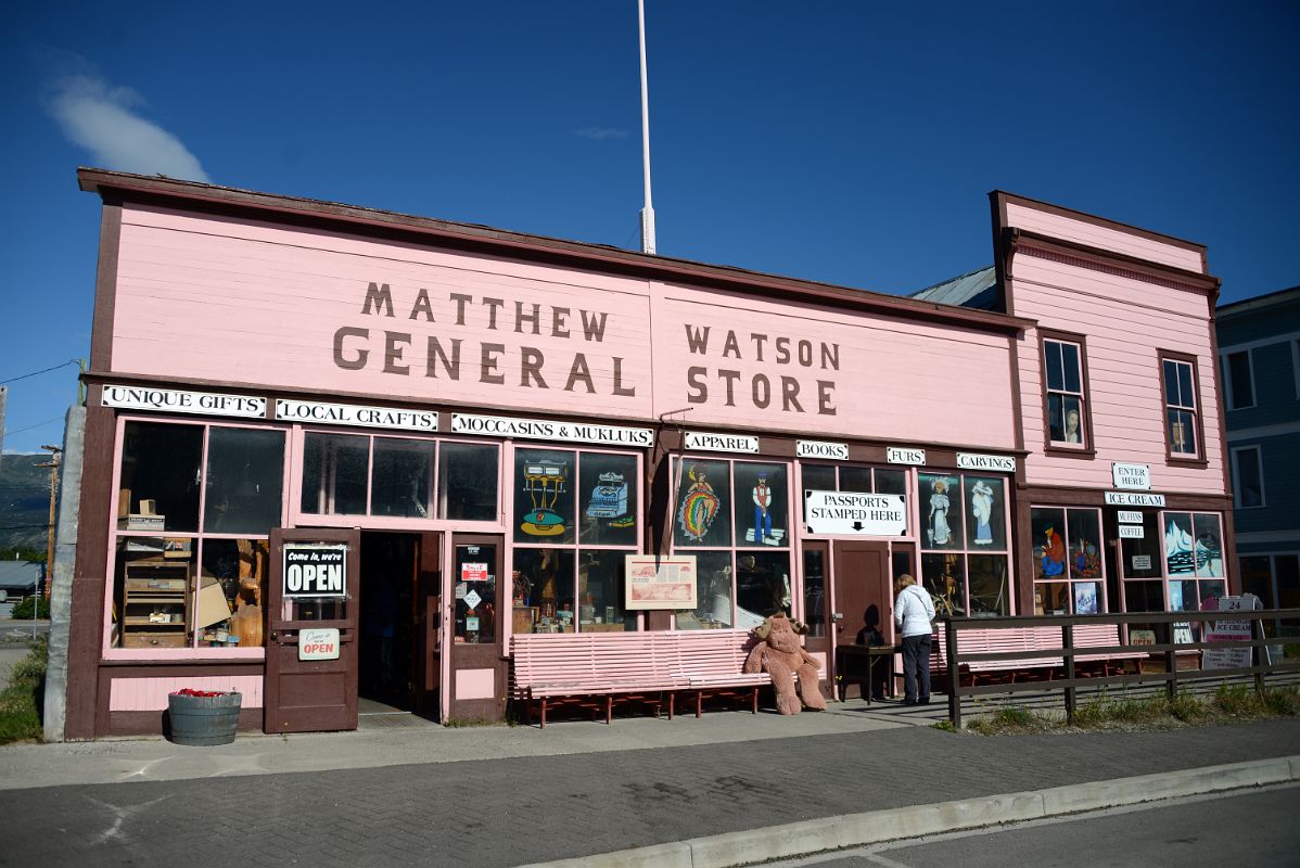 08F Matthew Watson General Store Historic Building In Carcross On The Tour From Whitehorse Yukon To Skagway